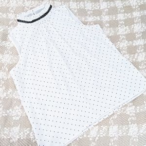 NWoT Karl Lagerfeld Polka Dot Tank Top